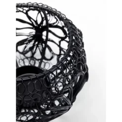 Deko & Geschenkartikel-KARE Design Teelichthalter Hayat Schwarz O12Cm
