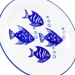 Geschirr & Tischaccessoires-KARE Design Teller Aquarium O22Cm