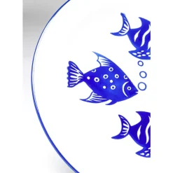 Geschirr & Tischaccessoires-KARE Design Teller Aquarium O22Cm