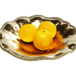 Geschirr & Tischaccessoires-KARE Design Teller Bell Gold O36Cm