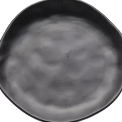Geschirr & Tischaccessoires-KARE Design Teller Organic Black O20Cm