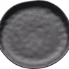 Geschirr & Tischaccessoires-KARE Design Teller Organic Black O26Cm