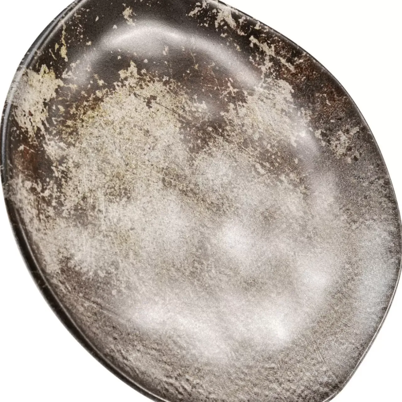 Geschirr & Tischaccessoires-KARE Design Teller Savannah Braun/Grau Matt O26Cm