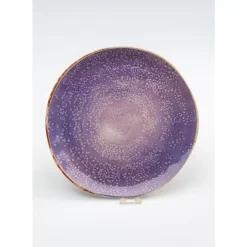Geschirr & Tischaccessoires-KARE Design Teller Shirley Violett O26Cm
