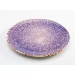 Geschirr & Tischaccessoires-KARE Design Teller Shirley Violett O26Cm