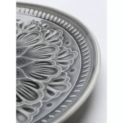 Geschirr & Tischaccessoires-KARE Design Teller Sicilia Mandala Grau O21Cm