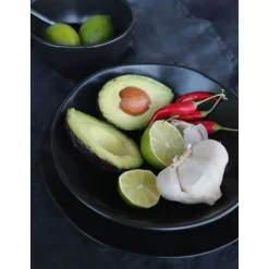 Geschirr & Tischaccessoires-KARE Design Teller Tief Organic Black O22Cm