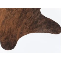 Teppiche-KARE Design Teppich Hide Braun-Weis 150X190Cm