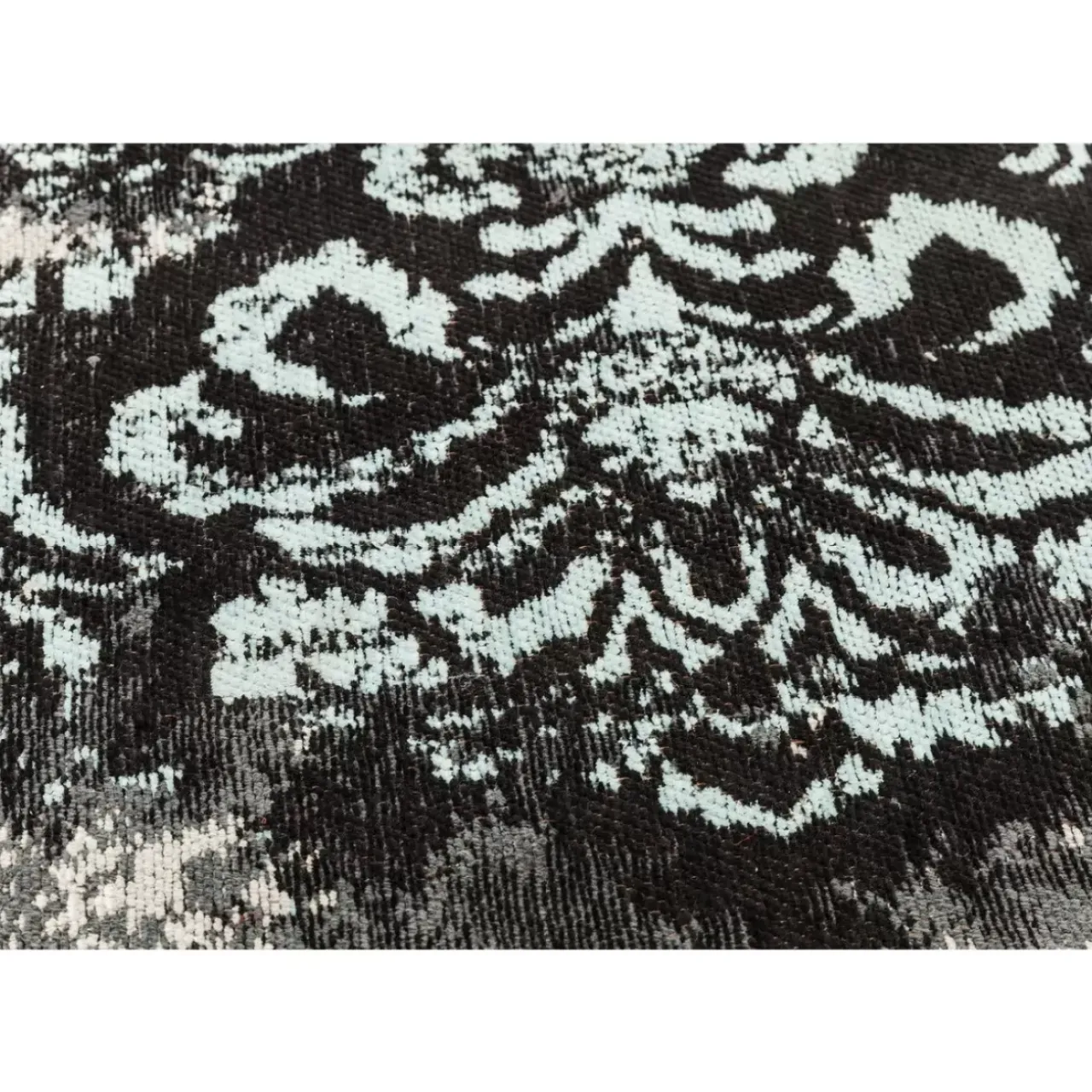 Teppiche-KARE Design Teppich Kelim Ornament Turkis 200X300Cm