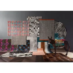 Teppiche-KARE Design Teppich Kelim Pop Grey 170X240Cm