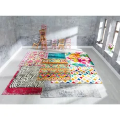 Teppiche-KARE Design Teppich Kelim Pop Grey 170X240Cm