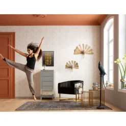 Teppiche-KARE Design Teppich Kelim Pop Rockstar 170X240Cm