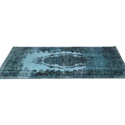 Teppiche-KARE Design Teppich Kelim Pop Turquoise 200X300Cm