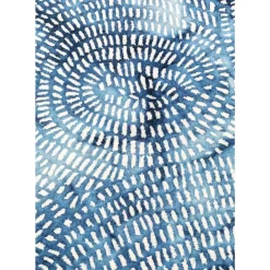 Teppiche-KARE Design Teppich Stamp Blau 200X300Cm