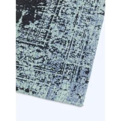 Teppiche-KARE Design Teppich Vintage Deep Sea Blau 170X240Cm