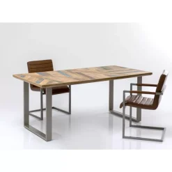 Tische-KARE Design Tisch Abstract Silber 180X90
