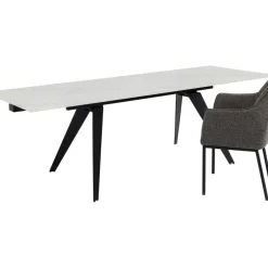 Tische-KARE Design Tisch Amsterdam Marble 160(40+40)X90