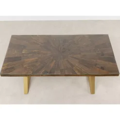 Tische-KARE Design Tisch Conley Cross Brass 180X90Cm