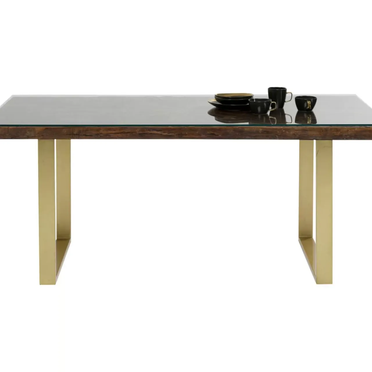Tische-KARE Design Tisch Conley Messing 160X80