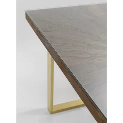 Tische-KARE Design Tisch Conley Messing 180X90