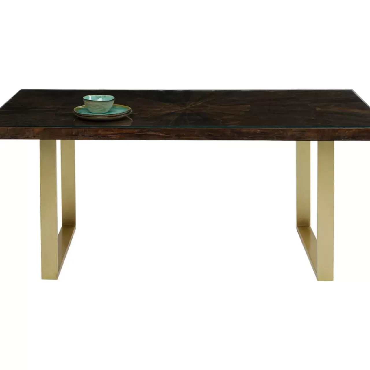 Tische-KARE Design Tisch Conley Messing 180X90