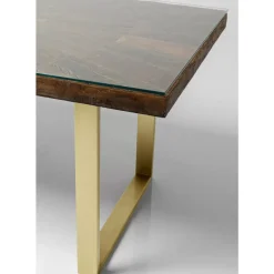 Tische-KARE Design Tisch Conley Messing 180X90