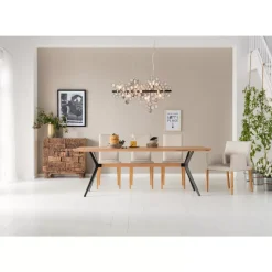 Tische-KARE Design Tisch Downtown Eiche 220X100Cm