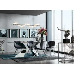 Tische-KARE Design Tisch Gloria Chrome 200X100Cm
