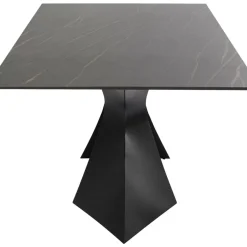 Outdoormöbel-KARE Design Tisch Gloria Outdoor Keramik Schwarz 180X90Cm
