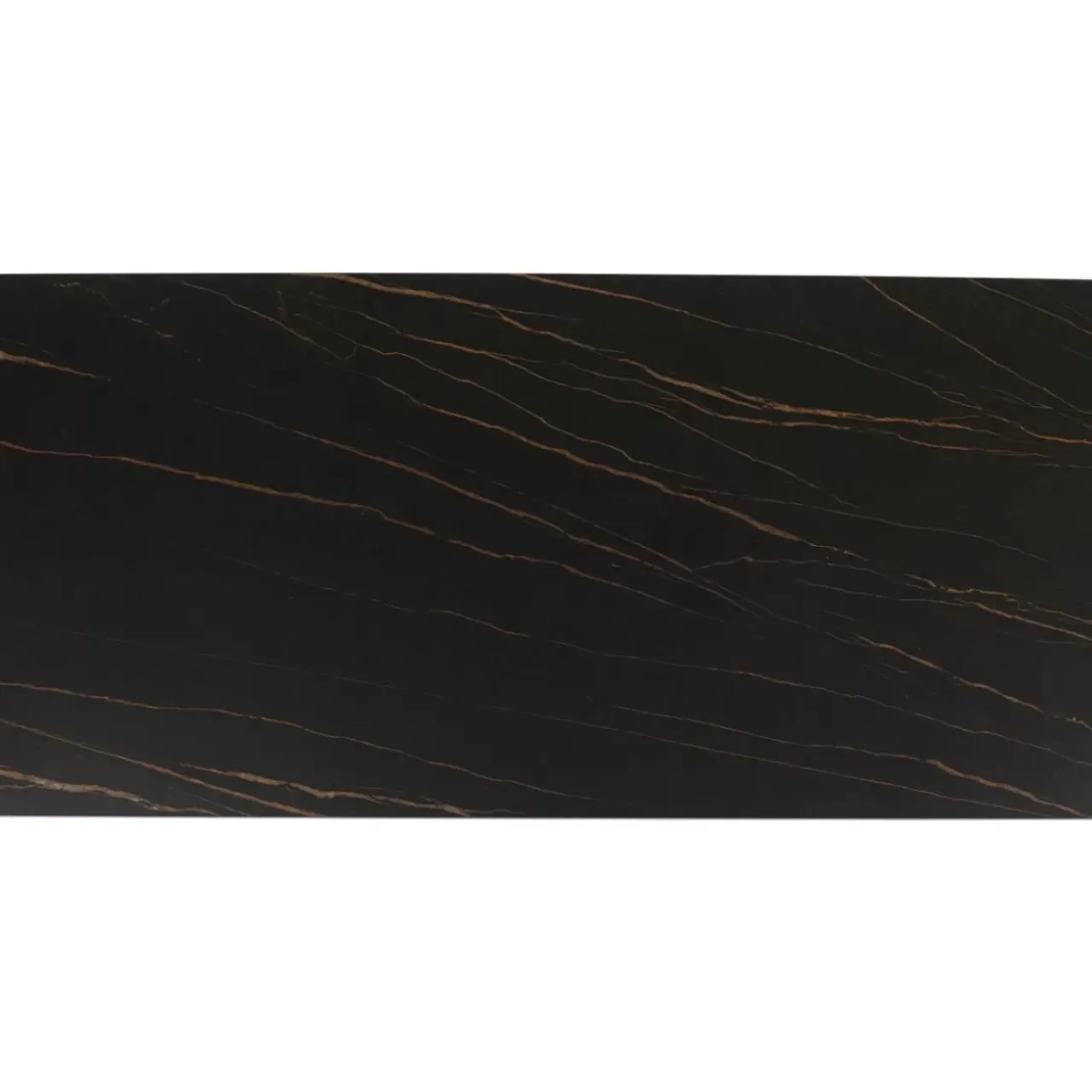 Outdoormöbel-KARE Design Tisch Gloria Outdoor Keramik Schwarz 180X90Cm