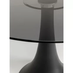 Tische-KARE Design Tisch Grande Possibilita Smoke Glas O110Cm