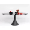 Tische-KARE Design Tisch Grande Possibilita Smoke Glas 180X120Cm