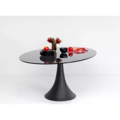 Tische-KARE Design Tisch Grande Possibilita Smoke Glas 180X120Cm
