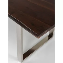 Tische-KARE Design Tisch Harmony Dunkel Chrom 160X80
