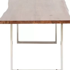 Tische-KARE Design Tisch Harmony Dunkel Chrom 160X80