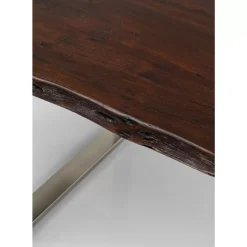 Tische-KARE Design Tisch Harmony Dunkel Chrom 160X80