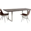 Tische-KARE Design Tisch Harmony Dunkel Chrom 200X100