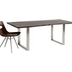 Tische-KARE Design Tisch Harmony Dunkel Chrom 200X100