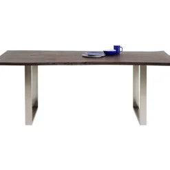 Tische-KARE Design Tisch Harmony Dunkel Chrom 200X100