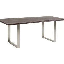 Tische-KARE Design Tisch Harmony Dunkel Chrom 200X100