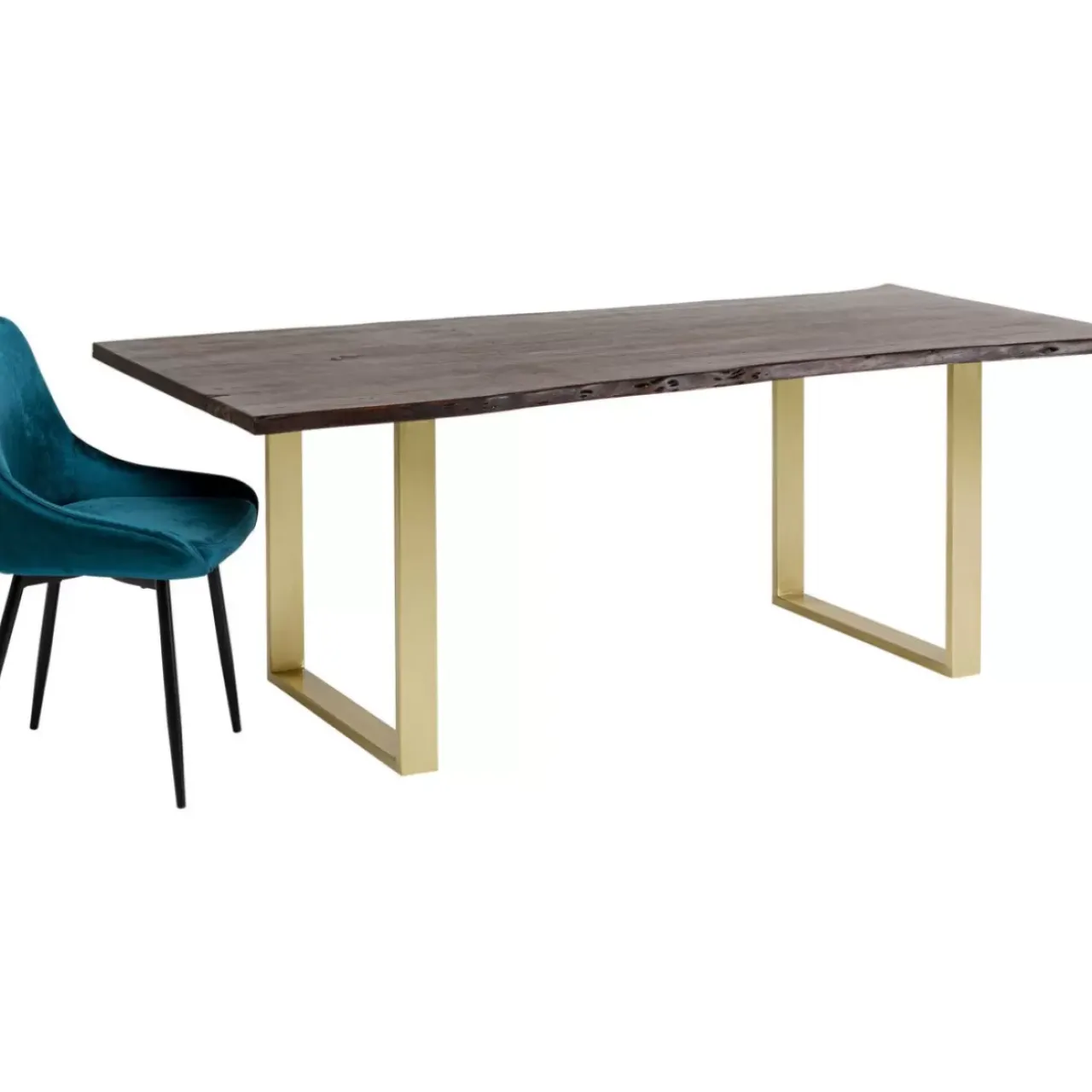 Tische-KARE Design Tisch Harmony Dunkel Messing 160X80