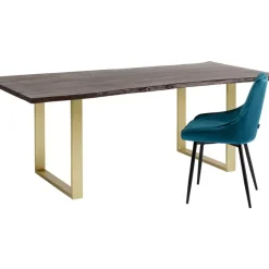 Tische-KARE Design Tisch Harmony Dunkel Messing 160X80