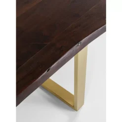 Tische-KARE Design Tisch Harmony Dunkel Messing 160X80