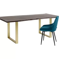 Tische-KARE Design Tisch Harmony Dunkel Messing 200X100