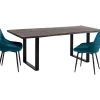 Tische-KARE Design Tisch Harmony Dunkel Schwarz 200X100