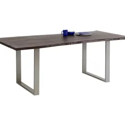 Tische-KARE Design Tisch Harmony Dunkel Silber 160X80