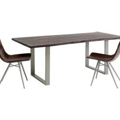 Tische-KARE Design Tisch Harmony Dunkel Silber 180X90
