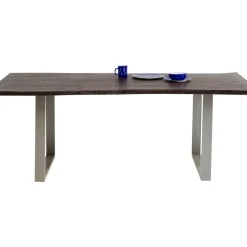 Tische-KARE Design Tisch Harmony Dunkel Silber 180X90