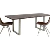 Tische-KARE Design Tisch Harmony Dunkel Silber 200X100