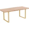 Tische-KARE Design Tisch Harmony Messing 160X80